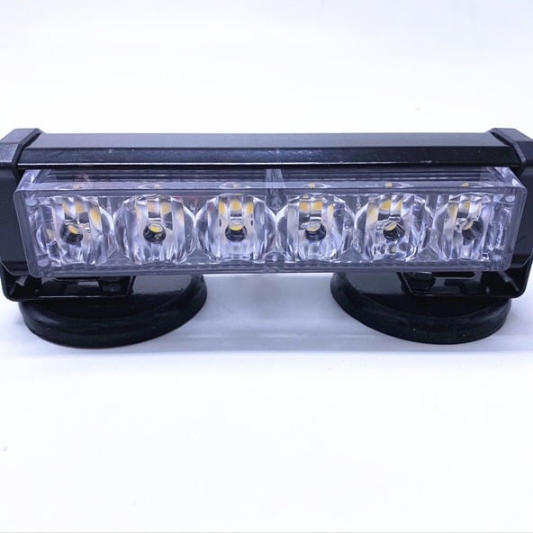 LED automobilno upozoravajuće svjetlo s magnetskim nosačem, punjivo, 12–24V, 6W, 1200 lm, aluminijsko tijelo