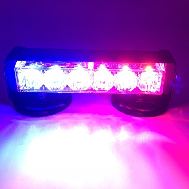LED automobilno upozoravajuće svjetlo s magnetskim nosačem, punjivo, 12–24V, 6W, 1200 lm, aluminijsko tijelo