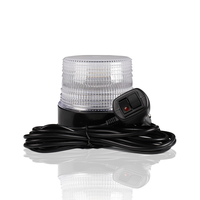 Automobilska LED svjetiljka za upozorenje s magnetskim montiranjem na strop, 12W, 12–80V, PS/ABS