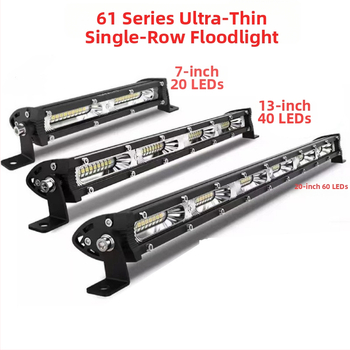 LED radna svjetiljka za vozila s tri reda — 300W, 6000 lm, DC 10-32V