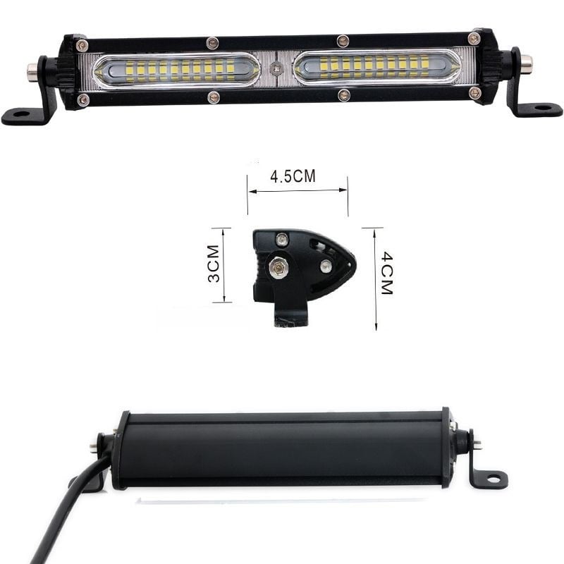 LED radna svjetiljka za vozila s tri reda — 300W, 6000 lm, DC 10-32V