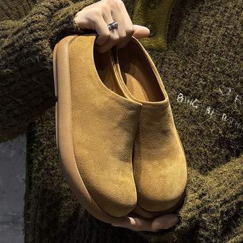 Baotou félcipős férfiak és nők számára, őszi-téli mindennapi cipő, modell 45225-H (Felsőrész: hálós; Talp: gumi; Zárás: overshoes; Stílus: szabadidő)