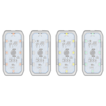 LED automatsko dodirno svjetlo za krov – USB punjenje, unutarnje osvjetljenje za čitanje i svjetlo za nuždu, ABS + aluminijska podloga, univerzalna kompatibilnost, 3W 5V 1.67A