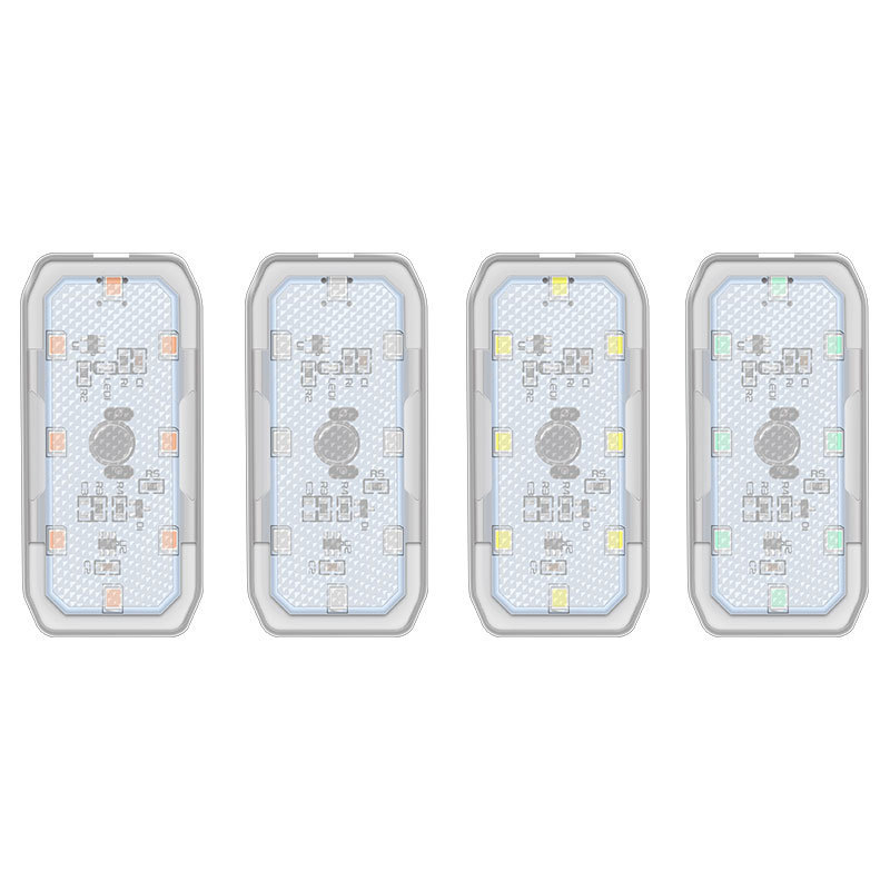 LED automatsko dodirno svjetlo za krov – USB punjenje, unutarnje osvjetljenje za čitanje i svjetlo za nuždu, ABS + aluminijska podloga, univerzalna kompatibilnost, 3W 5V 1.67A