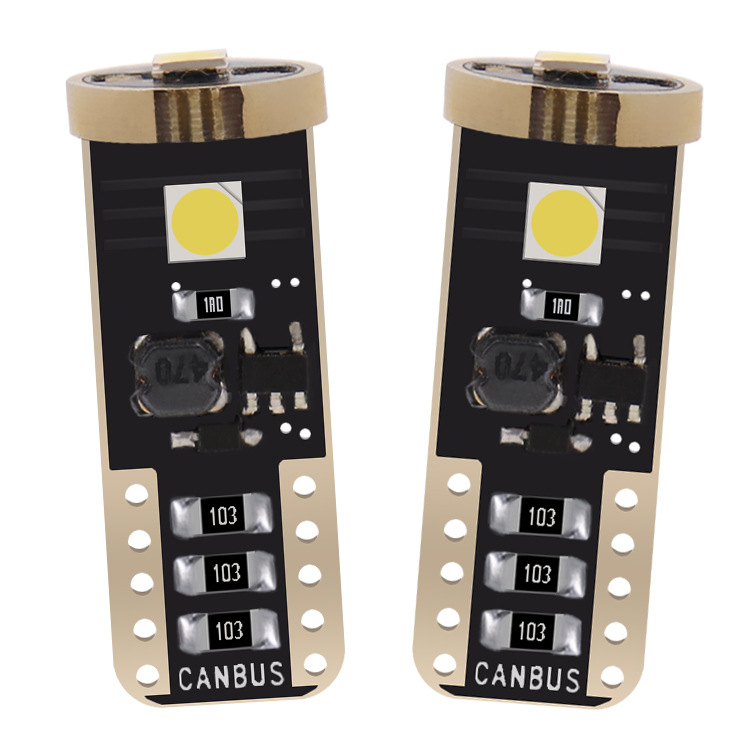 T10 LED široko svjetlo s dekodiranjem (T10-3030-3SMD), auto plafonjera i lamp za čitanje, 3W, 9–30V, 300 lm