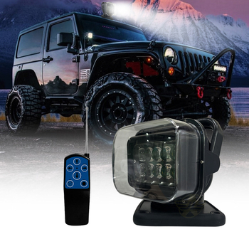Lumină LED pentru plafonul mașinii, lampă cu telecomandă, 100W, 10000 lm, 9-32V, carcasă din aliaj de aluminiu