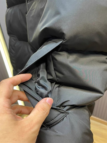 Down vesta s corduroy materijalom, labav kroj, zatvarač, 100% bijeli patka perje, punjenje 100–150 g