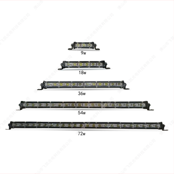 LED duga traka Off-road svjetlo za krov vozila - 54W, 12-24V, 8000lm, 6500-7000K, aluminij