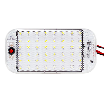 LED krovsko svjetlo za vozila – kristalno unutarnje svjetlo kabine za čitanje, 12-24V, 10W, 500 lm