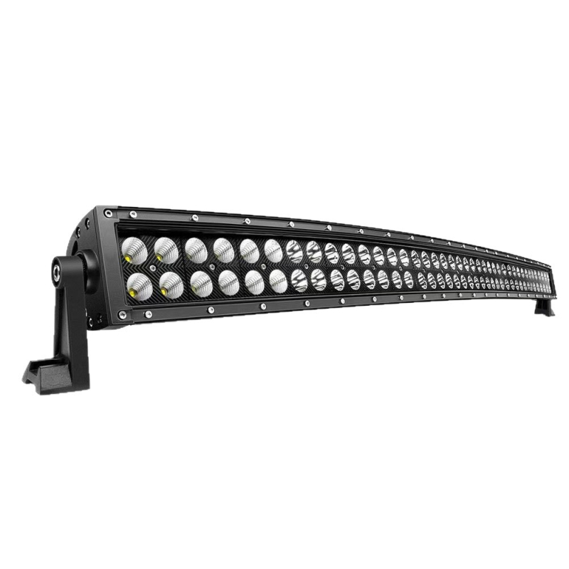 LED svjetlosna traka za krov automobila, lukastog oblika, vodootporna rasvjeta za rešetku i registarsku tablicu, aluminijska legura, 9–36V, 5000 lm, model: Double Row Hummer Style
