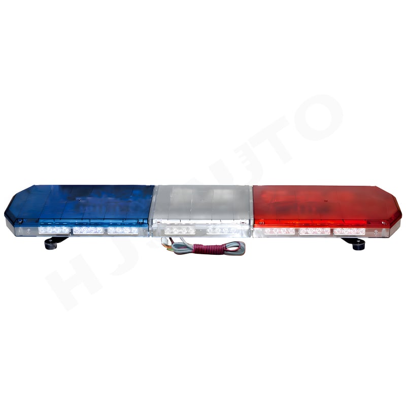 Alarmna svjetlosna traka na krovu, 12V, 120W, PC + aluminijska legura, prilagodljiva, model 2020