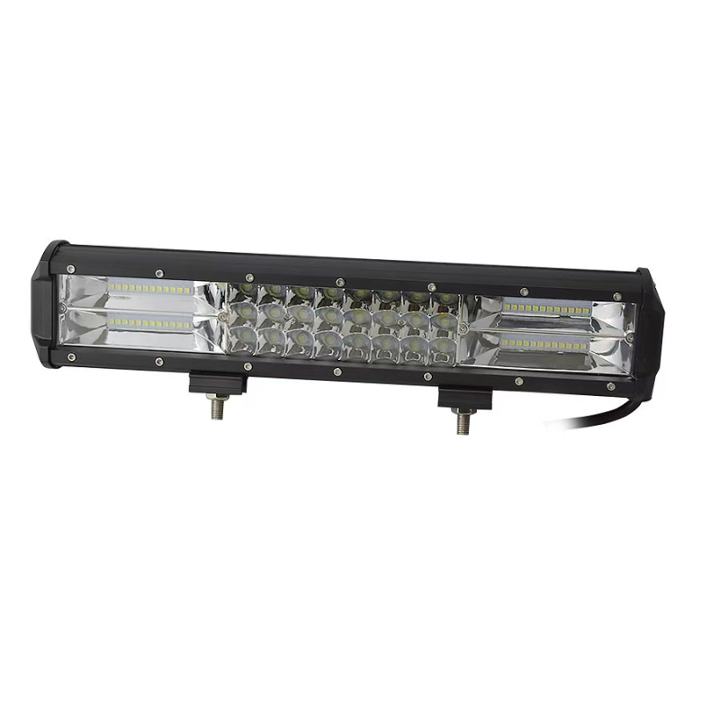 LED traka za automobil s tri reda, vodootporna, aluminijsko kućište; napon 10-35V, snaga 3W, svjetlosni tok 21600 lm, vijek trajanja 30000 h