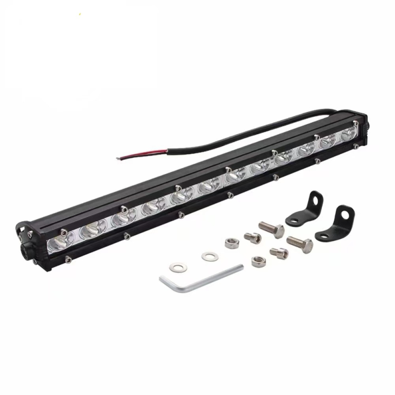 Automobilska LED radna svjetiljka, mali jednostruki red, 18W, 12V, 5000lm, krovni reflektor