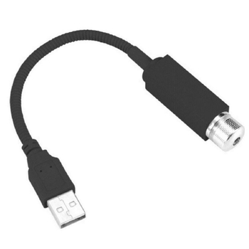 Auto projektor zvjezdanog neba, model L-709; materijal ABS + aluminijski spoj; napajanje USB, 5V 2A 0.1W