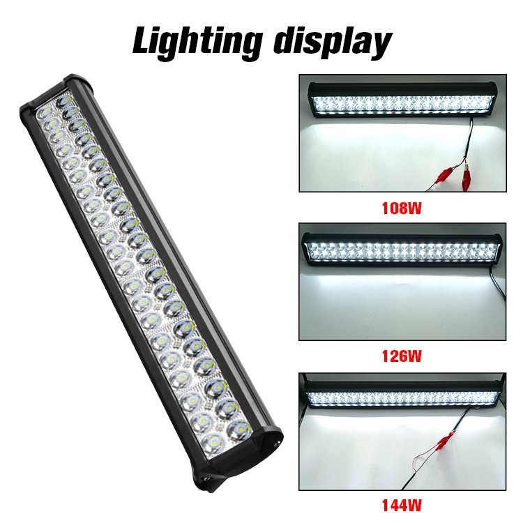 Duga LED radna svjetlosna traka za vozila, 12-80V, 54-288W, IP68, 28800lm, 50000h