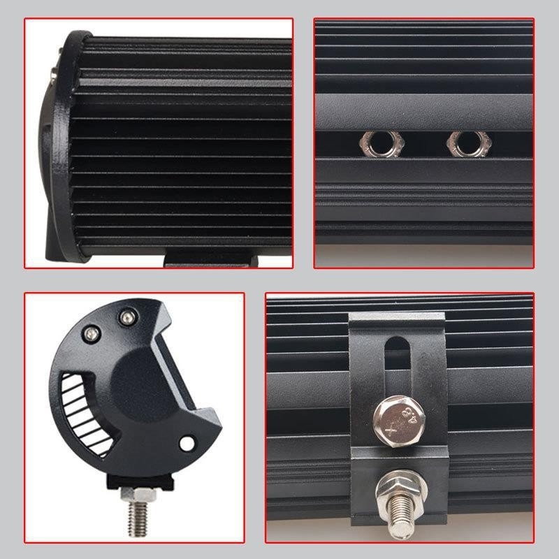 Duga LED radna svjetlosna traka za vozila, 12-80V, 54-288W, IP68, 28800lm, 50000h
