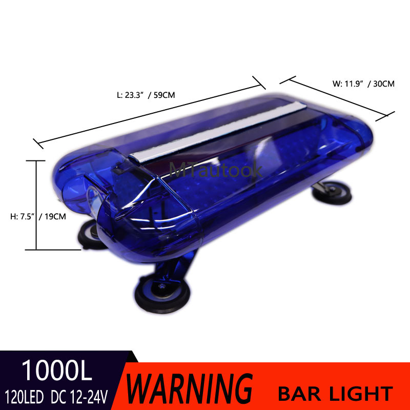 1000L-Y LED svjetlo za upozorenje na krov, 60W, 12-36V, krovno montirano, strob za tehnička vozila i vozila hitne pomoći