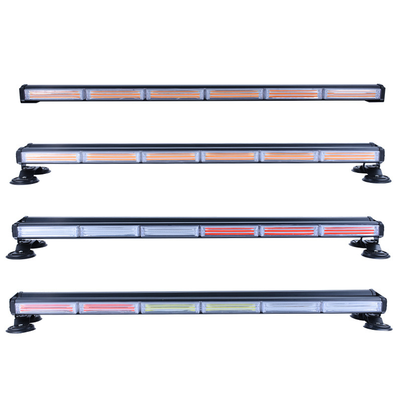 LED tetőfény mérnöki járművekhez, COB hosszú mennyezetre figyelmeztető fény, 100W, 2.5A, alumíniumötvözet