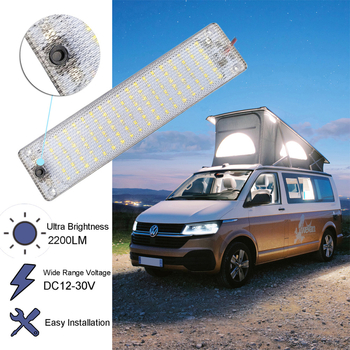 LED plafonsko svjetlo za automobil, model 2835, 13W, 12–24V, univerzalna kompatibilnost