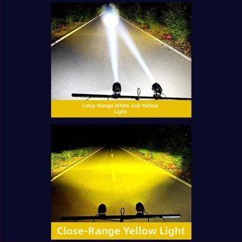 Automobilski LED laserski reflektor s ugradnjom na rešetku, svjetlo za maglu, prednji branik, vanjski daljinski i bliski snop, fokusirajuća leća, ugradnja na krov, daleki i bliski snopovi