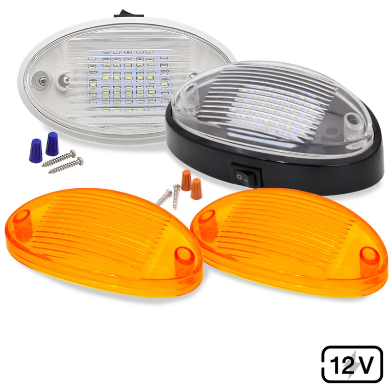 Autobusno krovno svjetlo, ovalno LED, 12V, 5W, 620 lm, model Tq–cw/nw, kompatibilno s kamionima i RV-ima