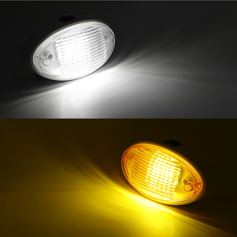 Autobusno krovno svjetlo, ovalno LED, 12V, 5W, 620 lm, model Tq–cw/nw, kompatibilno s kamionima i RV-ima