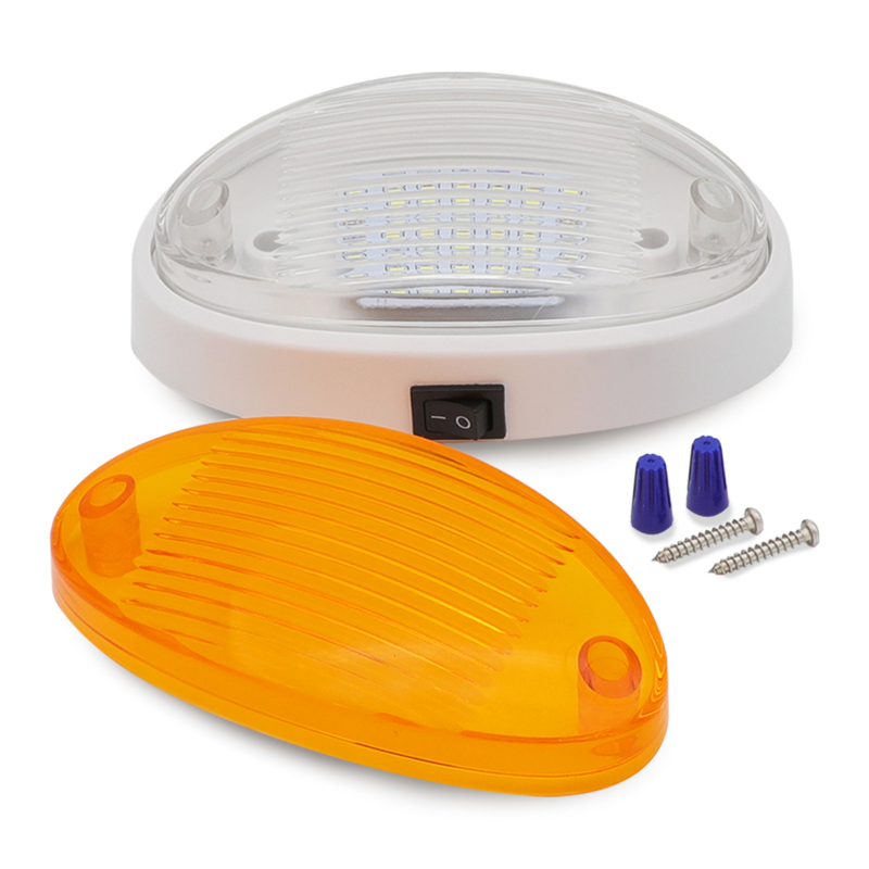 Autobusno krovno svjetlo, ovalno LED, 12V, 5W, 620 lm, model Tq–cw/nw, kompatibilno s kamionima i RV-ima