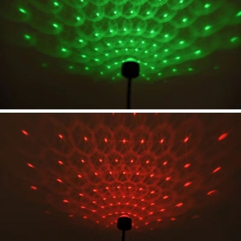 LED plafonieră pentru mașină - lampă de atmosferă activată vocal, model 12, 0.1 W, 5 V