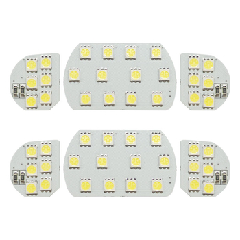 LED svjetlo za automobilsku krovu – šestodijelni set, 12V, 3W, 8000 lm, kompatibilno s Peugeot i Citroën C5 Elysee