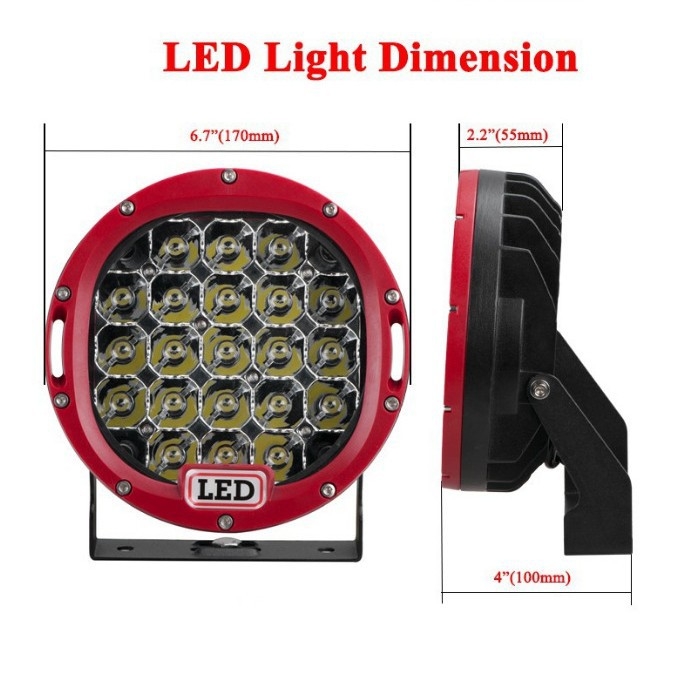 LED reflektor za automobil 105W, 9-30V, 2100 lm, 6500K, aluminijska legura