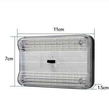 Unutarnje svjetlo automobila za krov, 36LED, GT699, 12V, 36W, univerzalna kompatibilnost