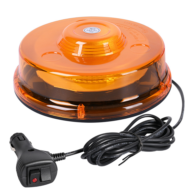 Lumină de avertizare auto cu montaj magnetic pe acoperiș – 48 LED, 12-24V, LED 3030, model 813C