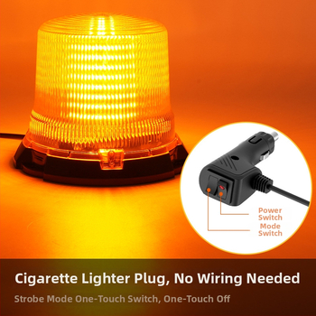 Lampa de avertizare LED pentru acoperișul mașinii, model JSD09-1, 7W, sursă LED, carcasă PC, potrivire universală, durată de viață >3000h