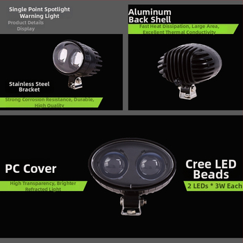 Lumină LED pentru plafonul stivuitorului, model XRL1081, 10-80V DC, 5000 lm, 6500K