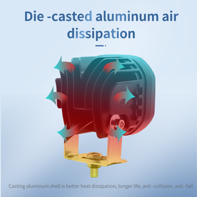 Lumină de lucru LED pentru mașini și motociclete, carcasă în formă de patru foi de trifoi, 40W, 12-50V, 4000lm, 5050 LED, 3500-6500K