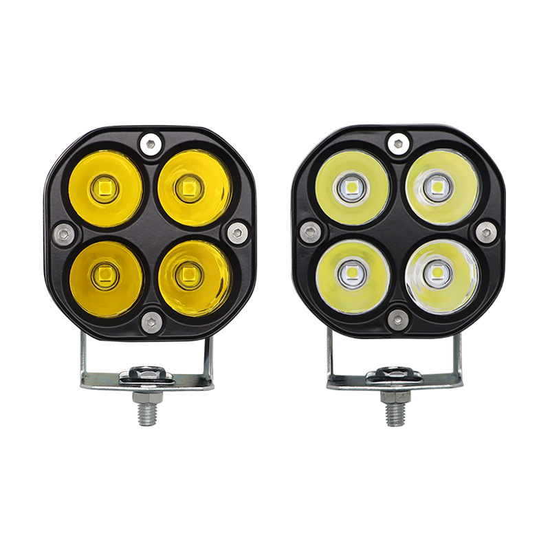 Lumină de lucru LED pentru mașini și motociclete, carcasă în formă de patru foi de trifoi, 40W, 12-50V, 4000lm, 5050 LED, 3500-6500K
