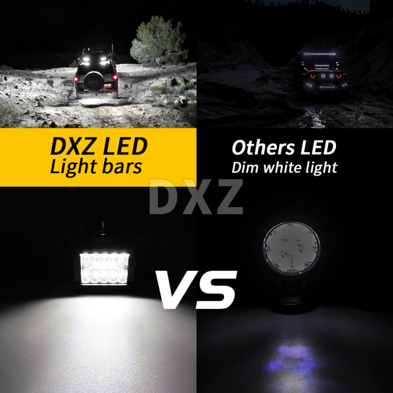 DXZ M4 LED krovni reflektor za off-road vozila, 3030 LED, 6500K, 9-30V, aluminij