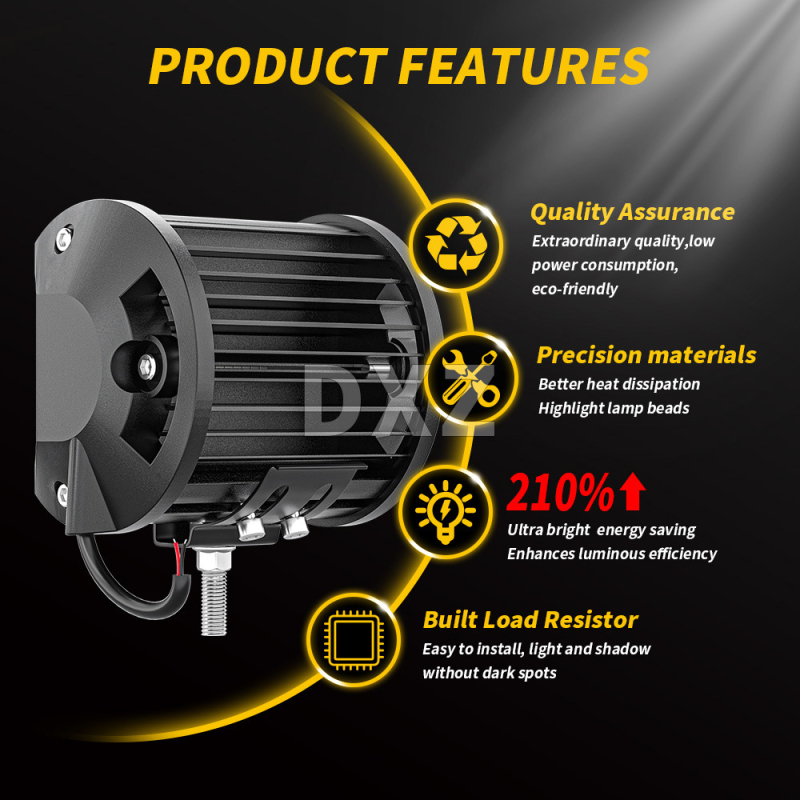 DXZ M4 LED krovni reflektor za off-road vozila, 3030 LED, 6500K, 9-30V, aluminij