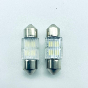 LED unutarnje svjetlo za automobil, 30 mm lampica za čitanje, 12V osvjetljenje prtljažnika i registarske oznake, 6500K bijela