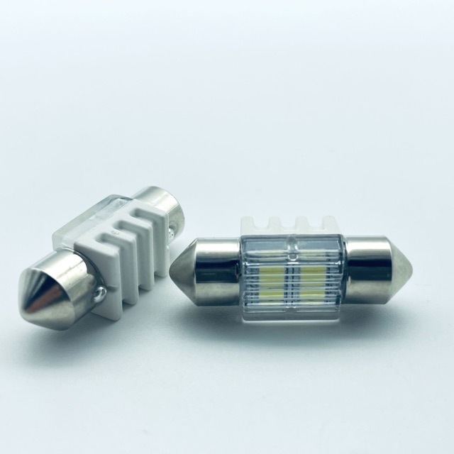 LED unutarnje svjetlo za automobil, 30 mm lampica za čitanje, 12V osvjetljenje prtljažnika i registarske oznake, 6500K bijela