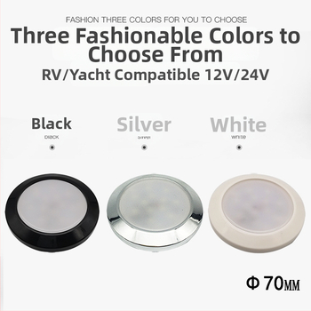LED RV stropno svjetlo, kružno malo svjetlo za RV-ove, jahte i brodove, 10-30V