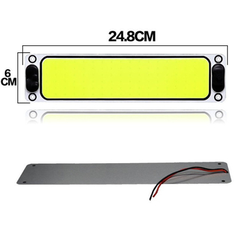 24V LED svjetlo za kabinu kamiona – dugi interijerni svjetlosni panel na krovu, svjetlo za vožnju unatrag, COB LED, aluminijsko kućište