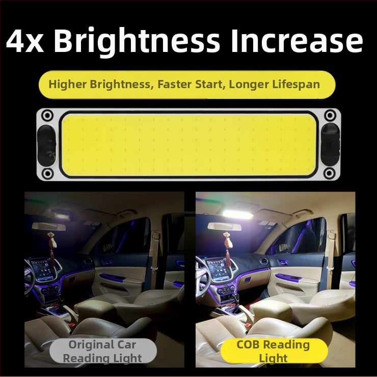 24V LED svjetlo za kabinu kamiona – dugi interijerni svjetlosni panel na krovu, svjetlo za vožnju unatrag, COB LED, aluminijsko kućište
