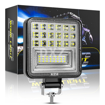 DXZ LED radna svjetiljka za automobil, aluminijski legura kućište, 126W, 9-30V, 3300 lm, 6500K, model H-F-42-25MM