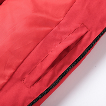 Χειμερινό γιλέκο με εξωτερικό ύφασμα από πολυεστέρα, επένδυση από πολυεστέρα, κουκούλα, φερμουάρ, όρθιος γιακάς, μονόχρωμο