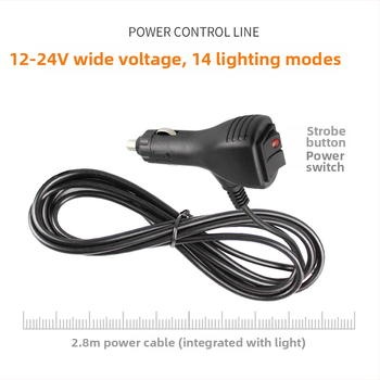 Automobilsko COB krovo LED svjetlo - četverostrano upozoravajuće LED svjetlo, 12-24V, 66W, model 314-5