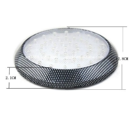 GT-007 46 LED kromirana automobilna stropna svjetiljka, unutarnje svjetlo 12V, svjetlo za čitanje u vozilu