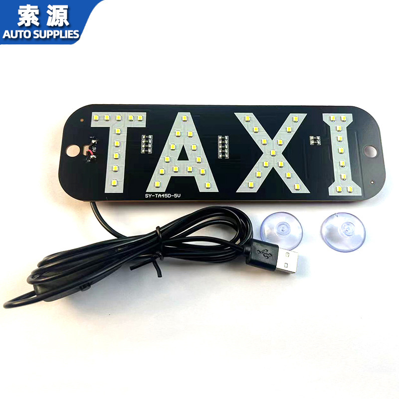Taxi LED signalna pločica za vozilo – PCB materijal, 5V, 5W, Taxi model, kompatibilan s taksijem, proizvodni kod SY-TA45D-5V