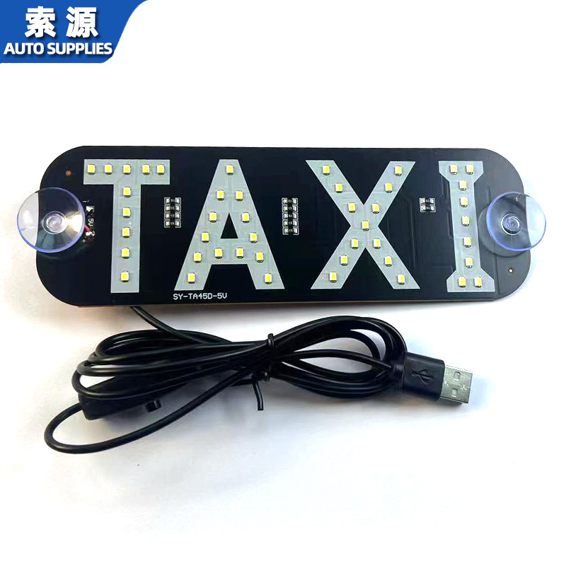 Taxi LED signalna pločica za vozilo – PCB materijal, 5V, 5W, Taxi model, kompatibilan s taksijem, proizvodni kod SY-TA45D-5V