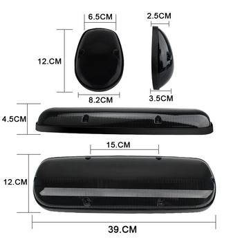 LED svjetlo za krov vozila – 20W, 12V, Materijal: AS/ABS, Model: New mouse light (Universal)